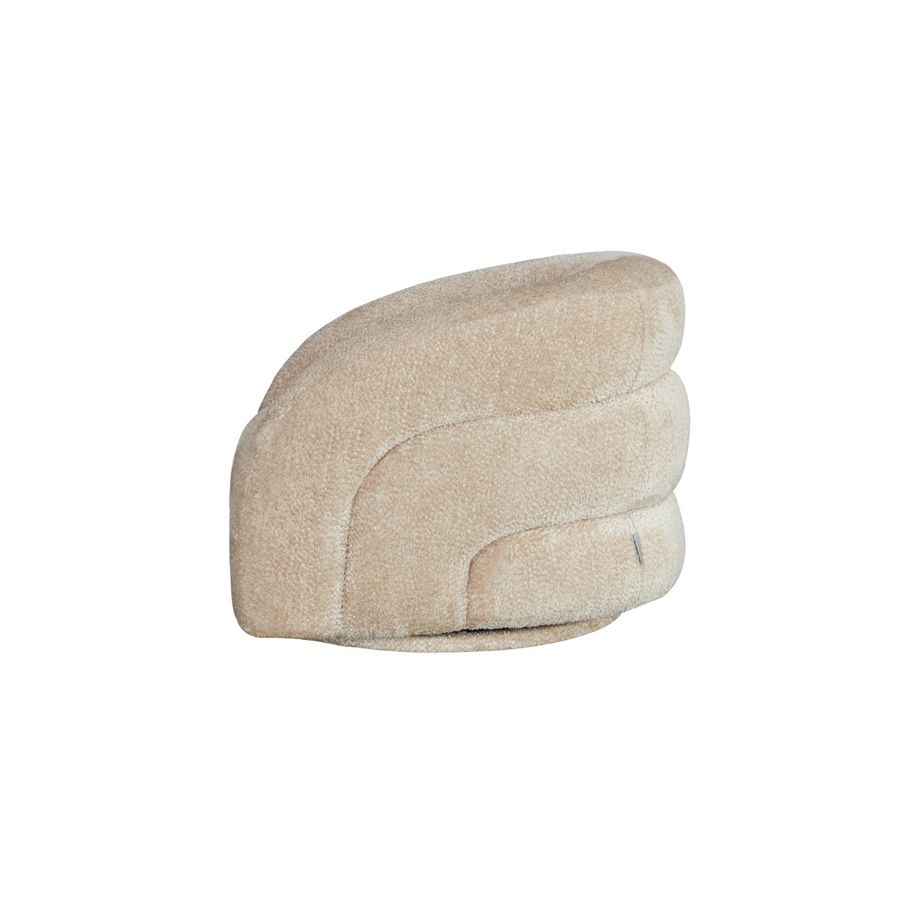 Lounge chair Arcus lovely beige swivel