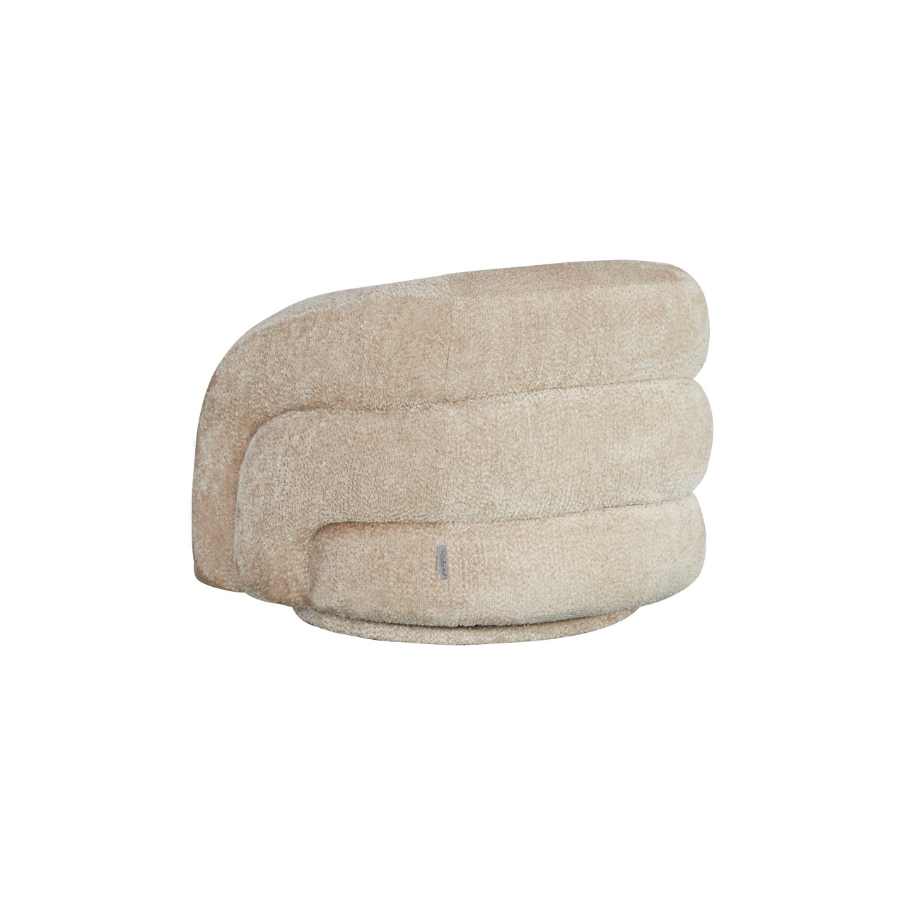 Lounge chair Arcus lovely beige swivel