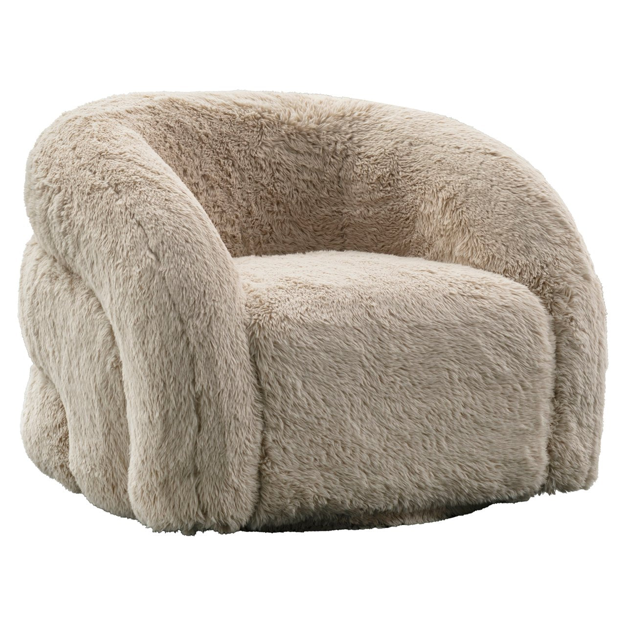 Lounge stoel Arcus yakety sand swivel