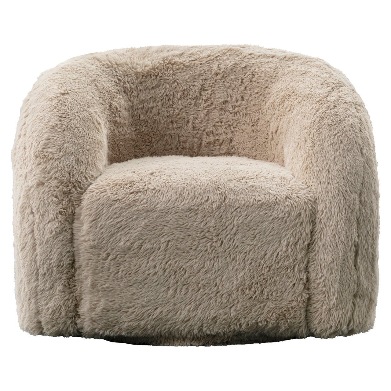 Lounge stoel Arcus yakety sand swivel