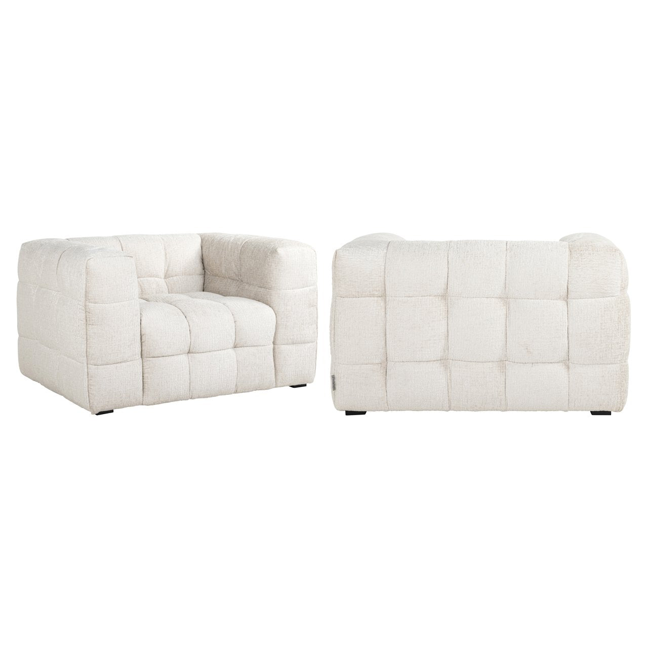 Lounge Stoel Merrol Cream Fusion Fire Retardant