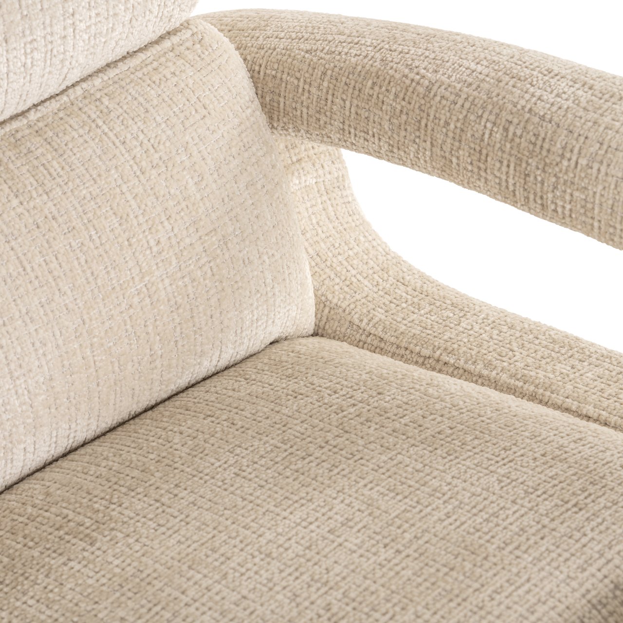 Lounge stoel Denvi niagara beige swivel