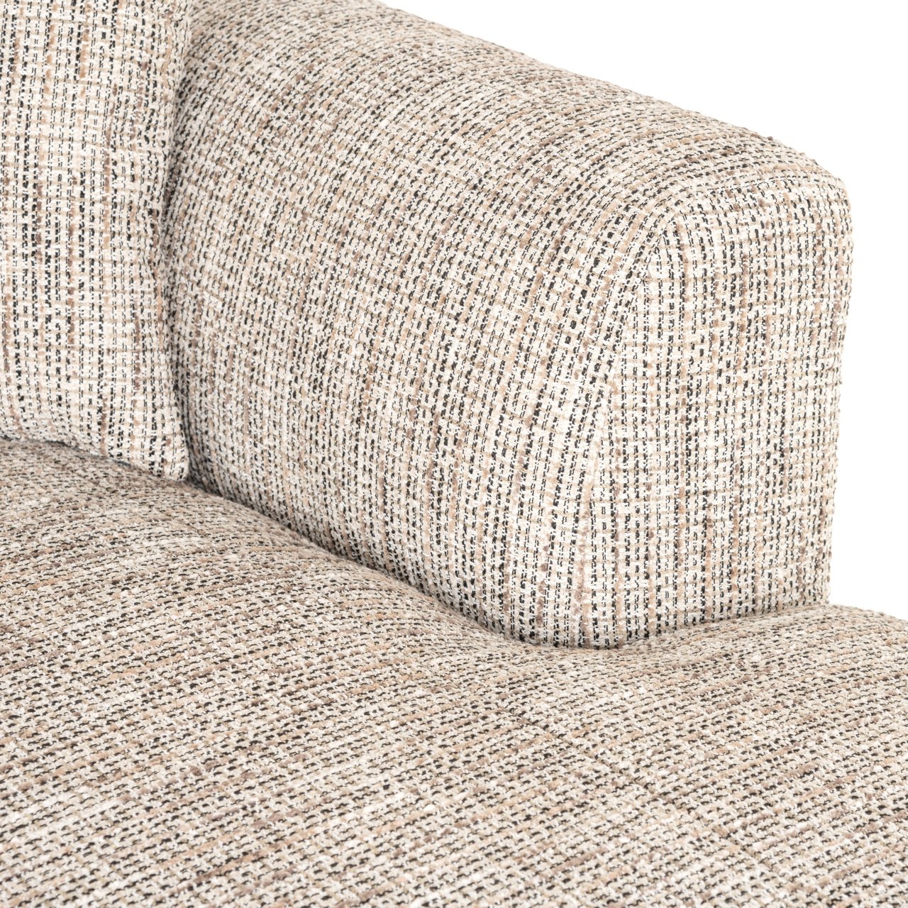 Bank Hoxton Trendy Nature 3-seater + Lounge Right
