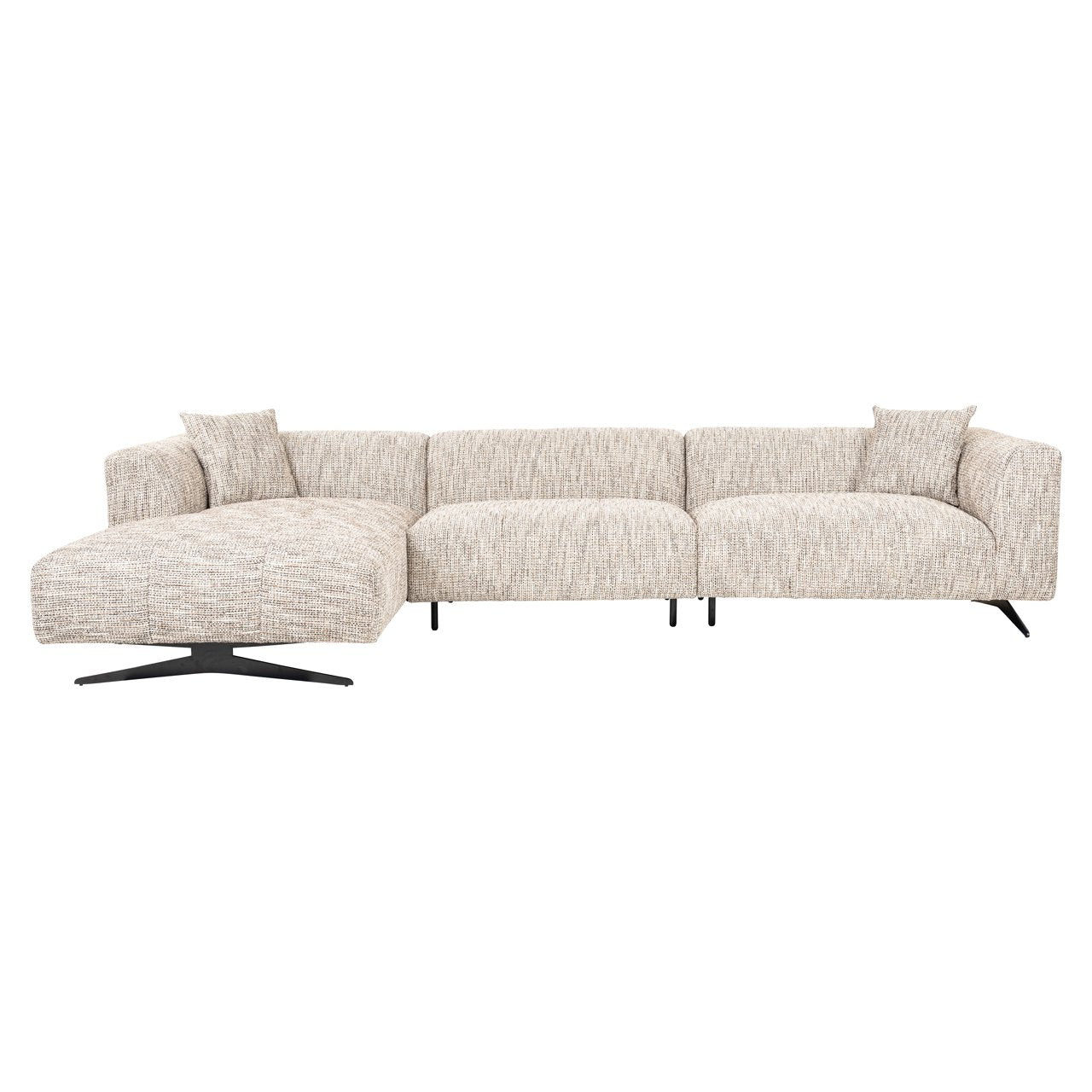 Bank Hoxton Trendy Nature 3-seater + Lounge Left