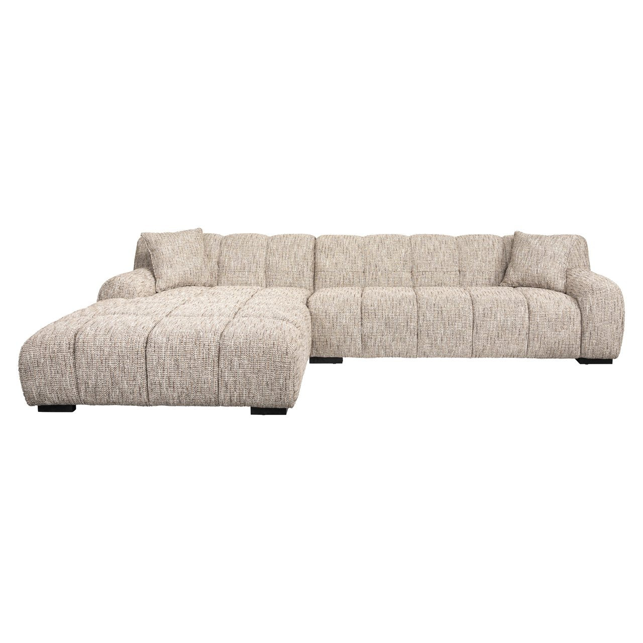 Bank Hazel trendy nature 3-seater + lounge left