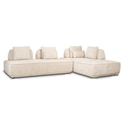 Sofa Tudor cream unicorn movable backrest