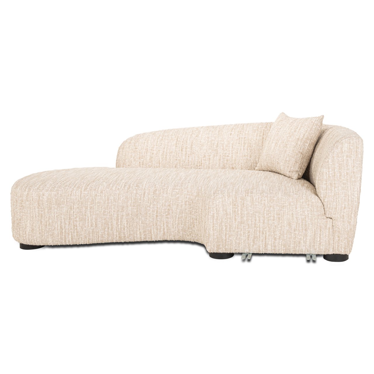 Bank Pandora Beige Angora Lounge Left