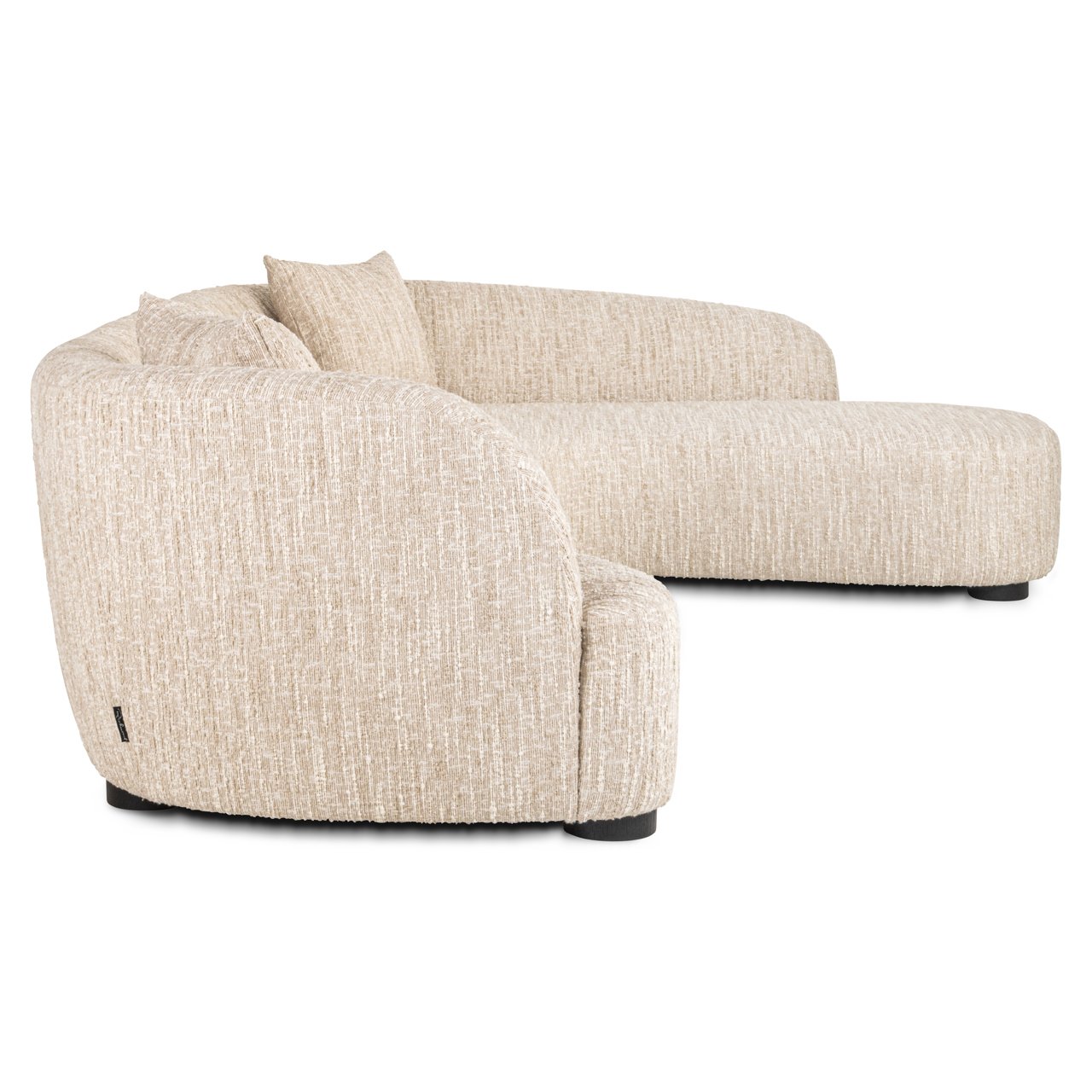 Bank Pandora Beige Angora Lounge Right