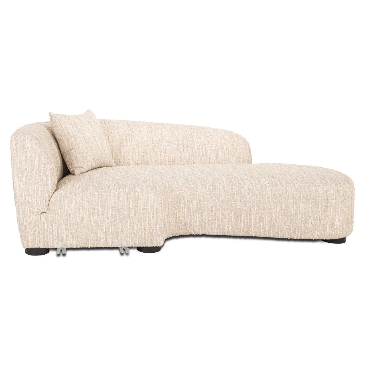 Bank Pandora Beige Angora Lounge Right