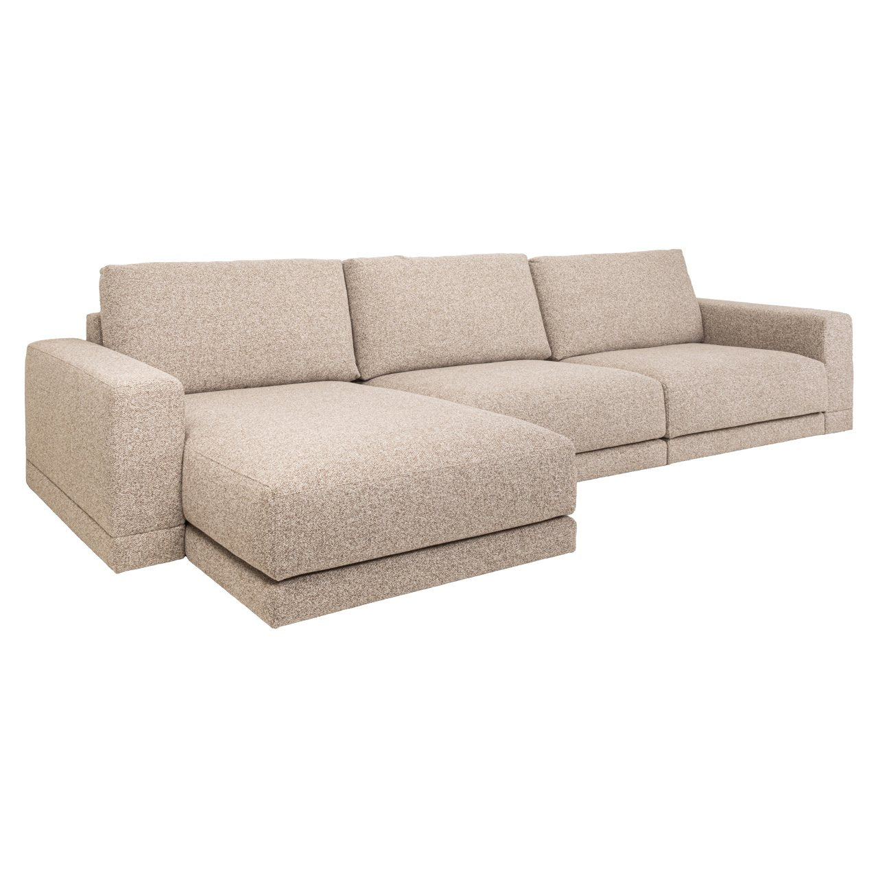 Bank Trentino Cayenne Brown 3,5-seater + Lounge Left Or Right