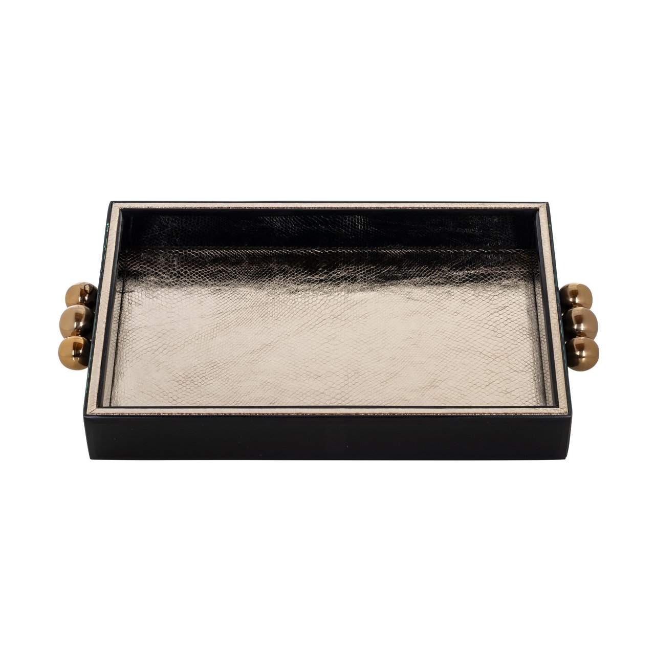 Dienblad Liv Black/gold