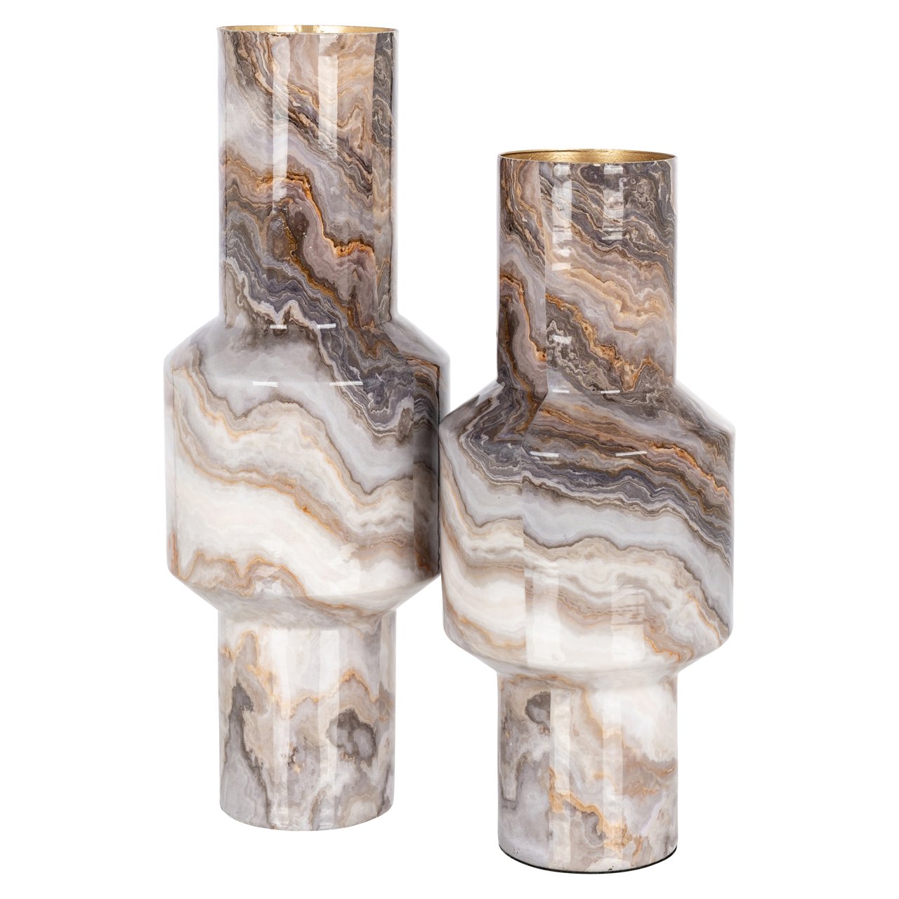 Vase Noia brown small