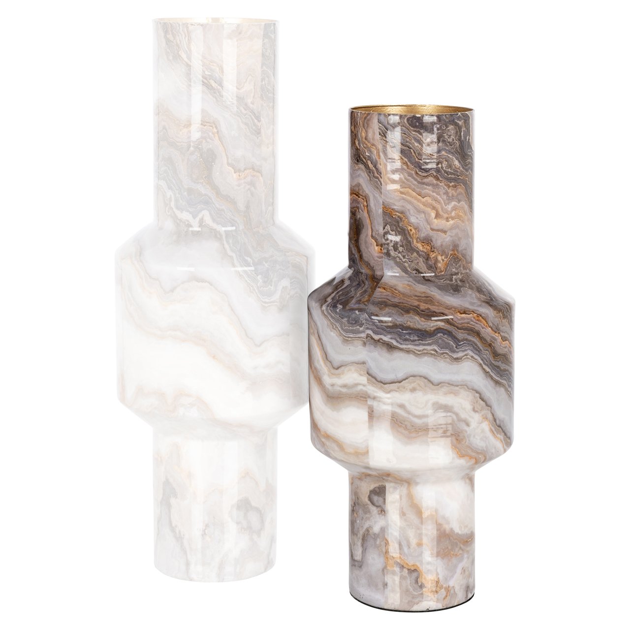 Vase Noia brown small