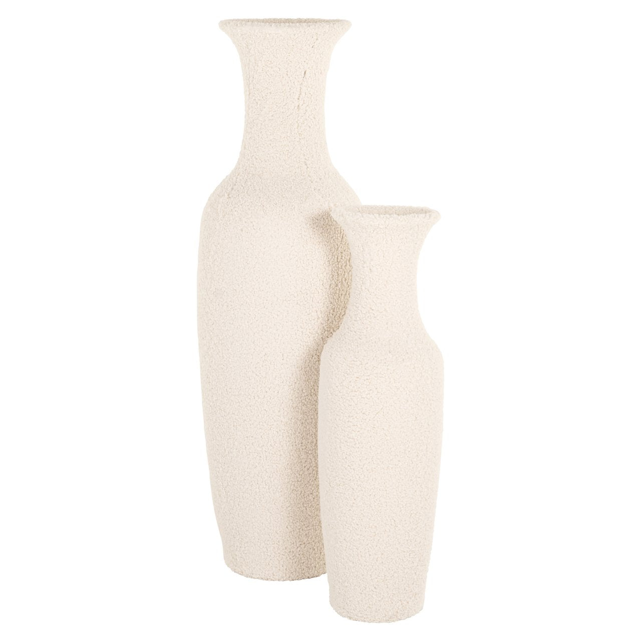 Vase Fluffy white large