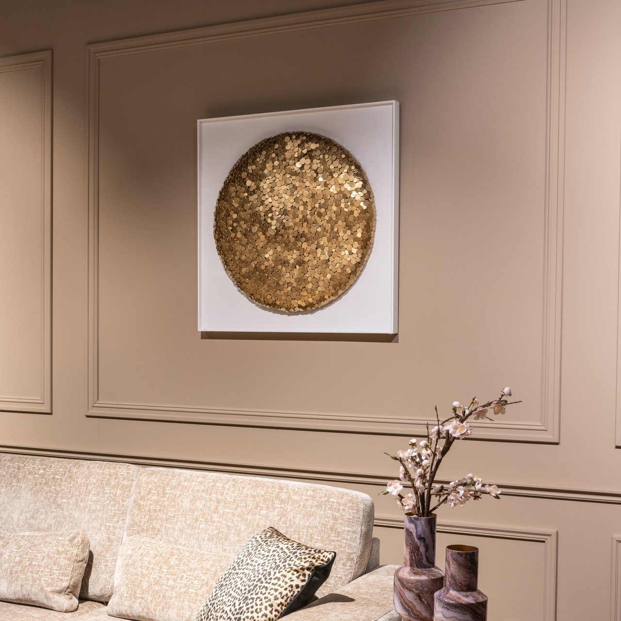 Wall art Maya gold