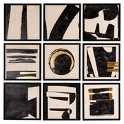 Wall Art Gabri Black/white (set Of 9)