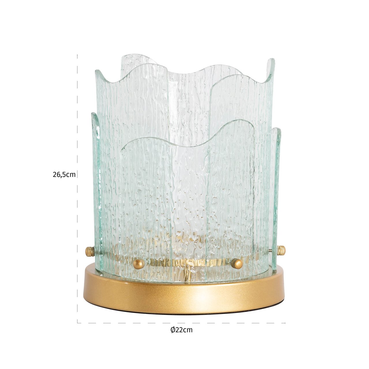 Windlicht Danila Gold Small